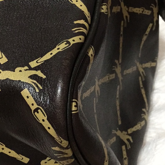 Longchamp vintage brown leather Boston bag - Picture 11 of 16